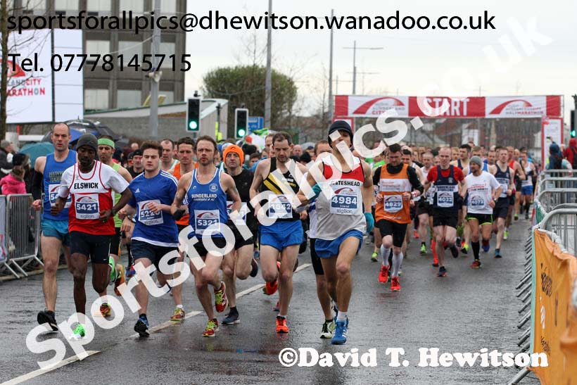 Sunderland City Half Marathon, Sunderland City Half Marathon and 10k. Photo: David T. Hewitson/Sports for All Pics